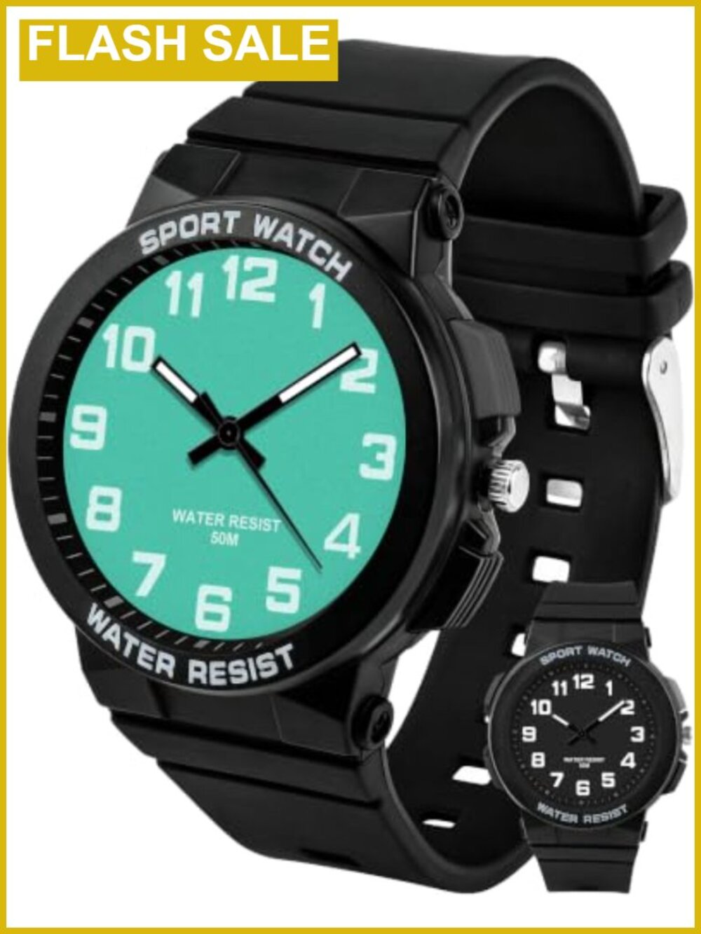 Kids Analog Watch Waterproof Sport Wristwatch Japanese Quartz Time Teaching